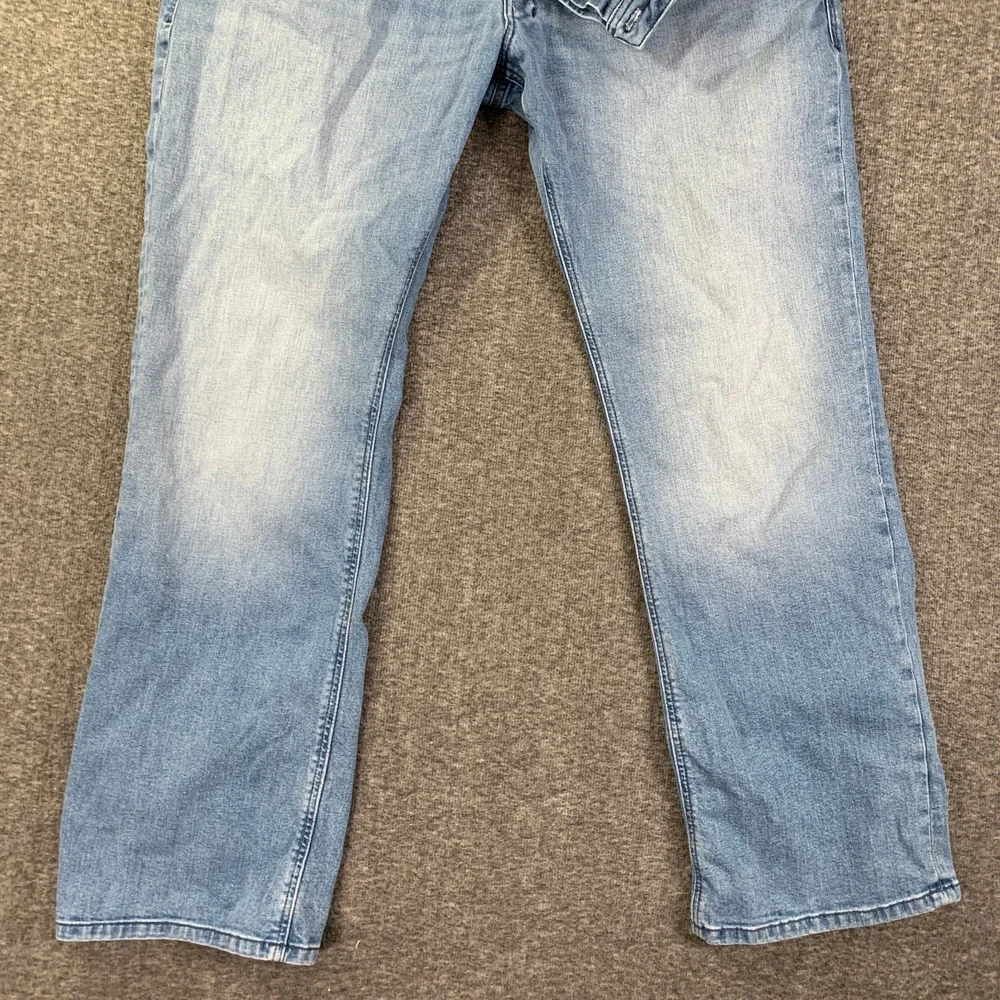 Diesel Zatiny Jeans Men 40x32 Button Fly Bootcut Wide leg Y2K Biker Rocker